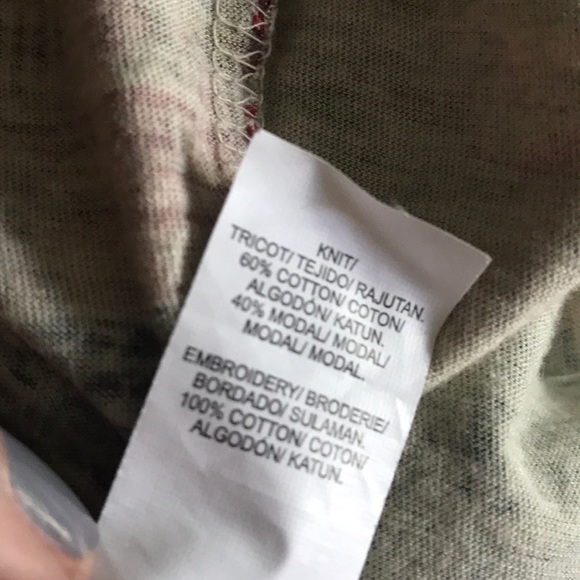 NWT Lucky Brand embroidered tank top size 2X - Picture 6 of 7